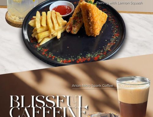 Crunchy Chicken Sandwich & Blissful Caffeine